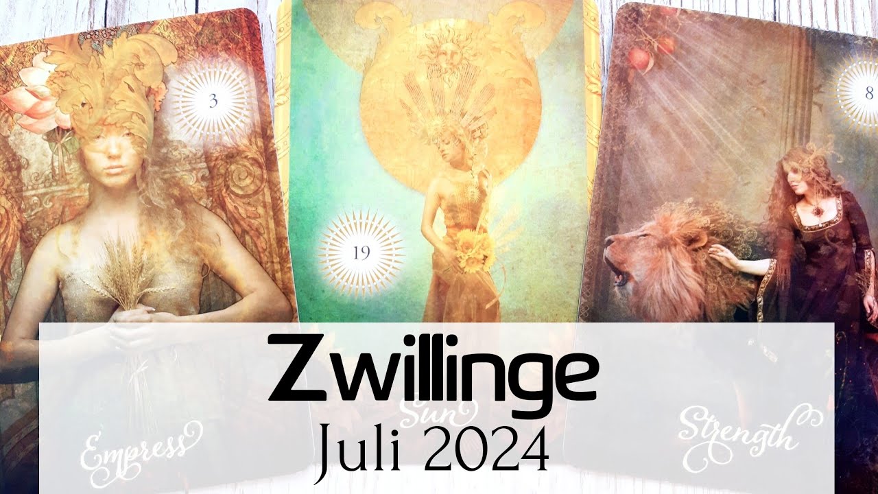 ♊ZWILLINGE - Juli 2024 • Befreiung! Achte gut auf Dich🙏Tarot