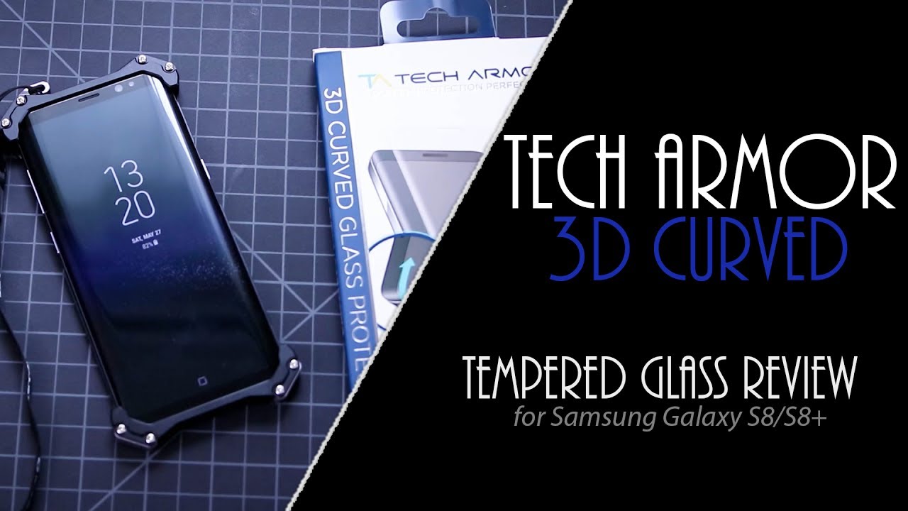 Tech Armor Tempered Glass Screen Protector for Samsung Galaxy S8/S8 Plus