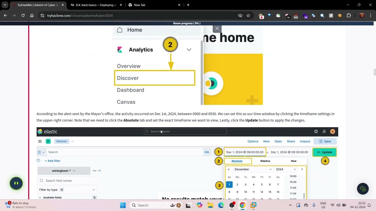 Advent of Cyber - Day 2: Threat Hunting with Elastic SIEM!