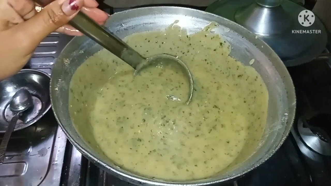 عمل البصاره بالملوخية الناشفه علي طريقه الصعيدي👌🧂