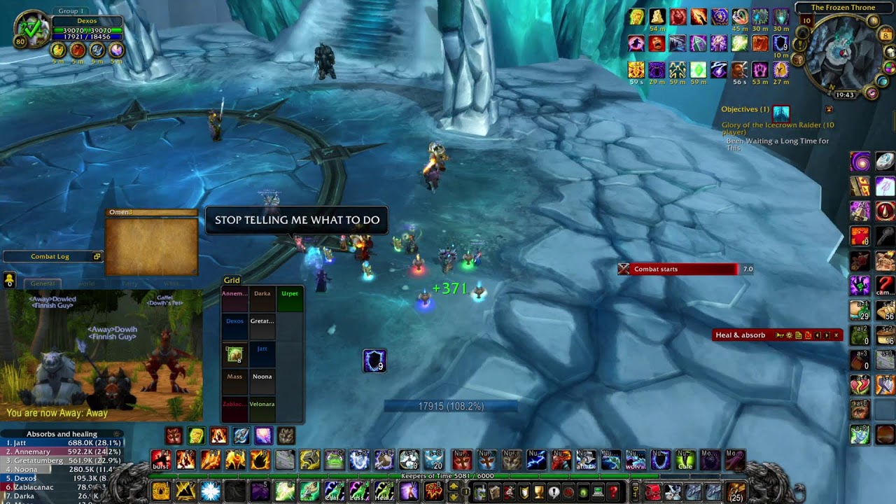 ICC10N - Enha shaman | Finnish Guy - Truewow (Glory achievement)