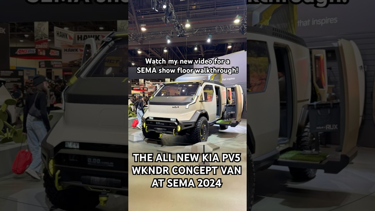 KIA PV5 WKNDR CONCEPT VAN AT SEMA 2024 