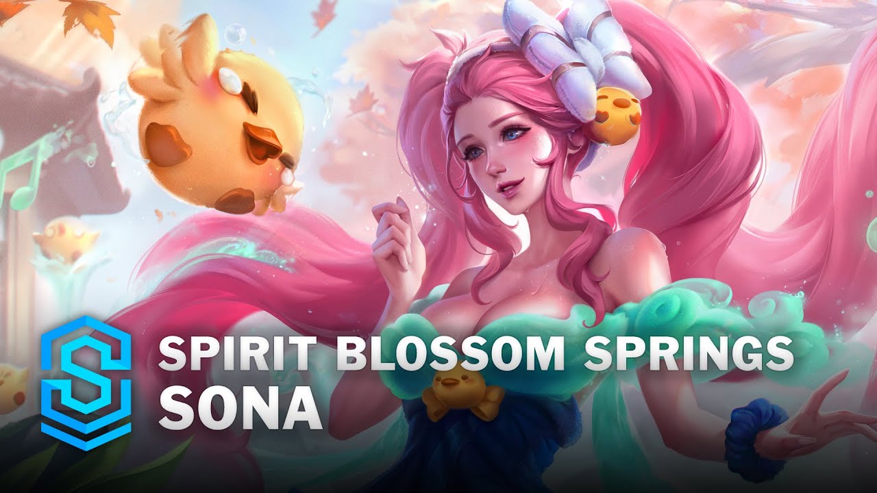Spirit Blossom Springs Sona Skin Spotlight - League of Legends