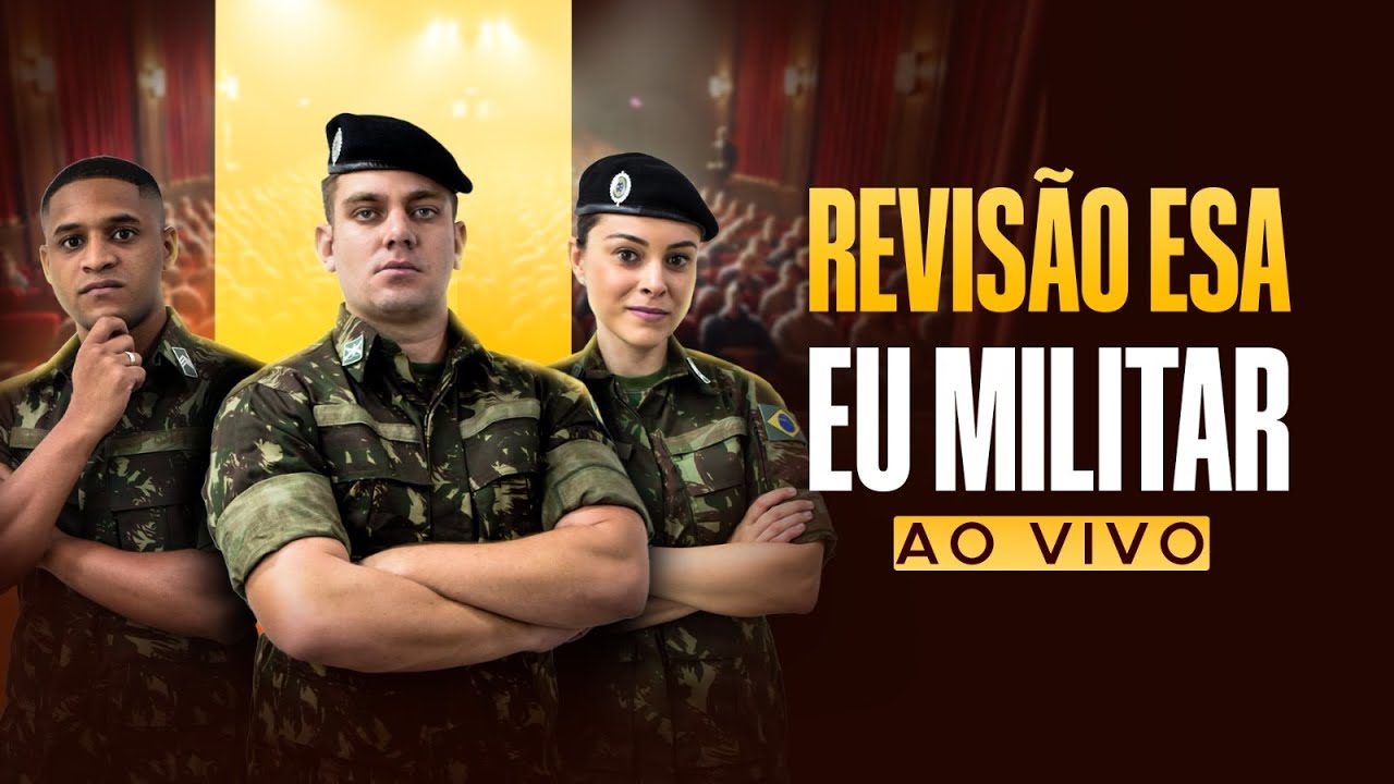 Aulão de Revisão Pré Prova da ESA - EU MILITAR