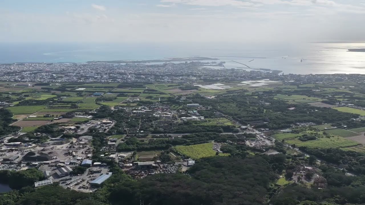夕焼け爺 勇 沖縄旅行 バンナ展望台