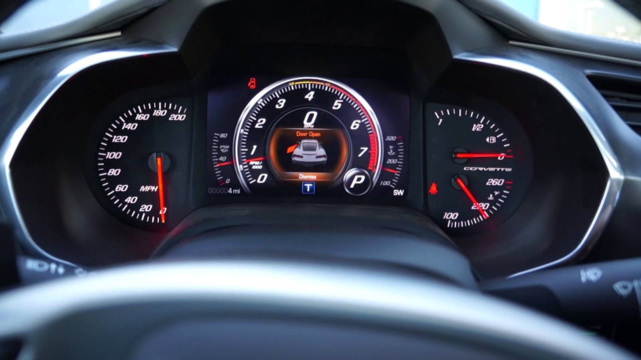 2014 Chevrolet Corvette Stingray Start up and interior view including navigation