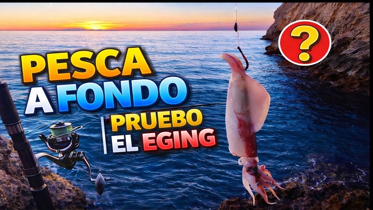 PESCA A FONDO Y PRUEBO EL EGING💪