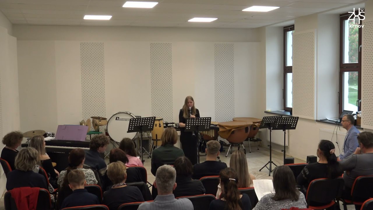 ZUŠ Krnov - Třídní klarinetový koncert uč. Pavlina Panayotova