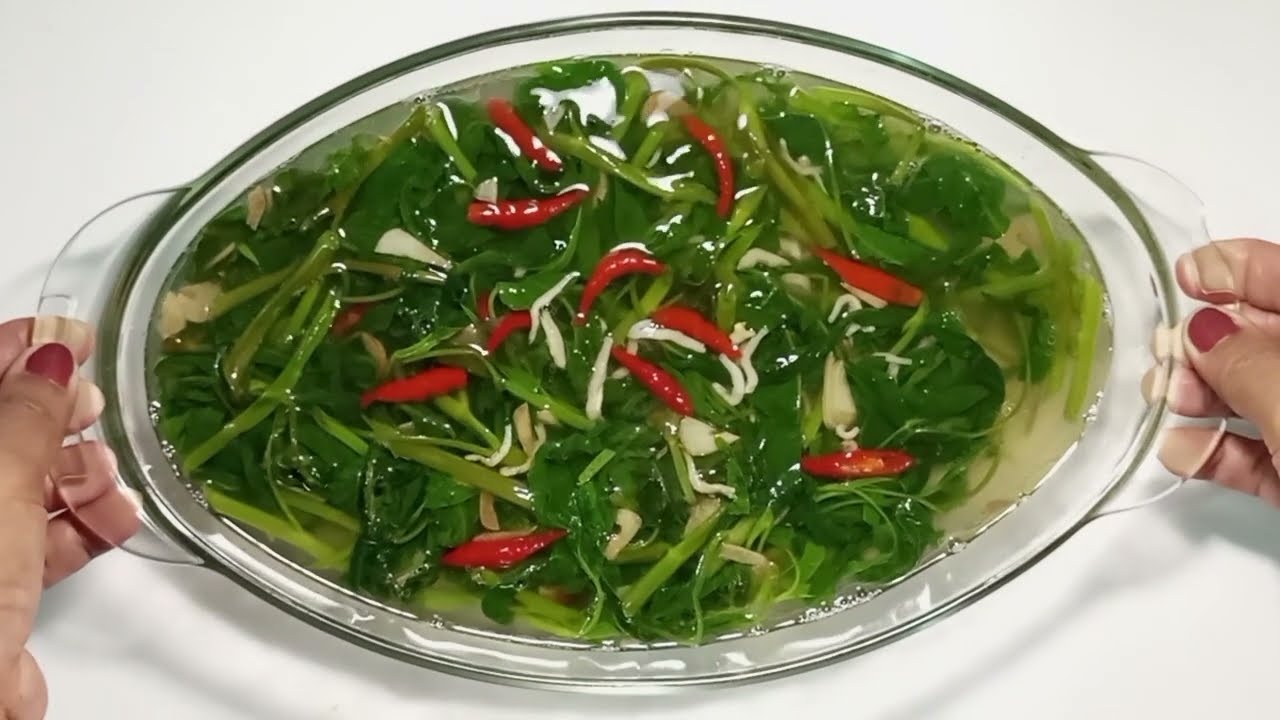SAYUR KANGKUNG KUAH TERI  SEGER DAN GURIH SEKALI