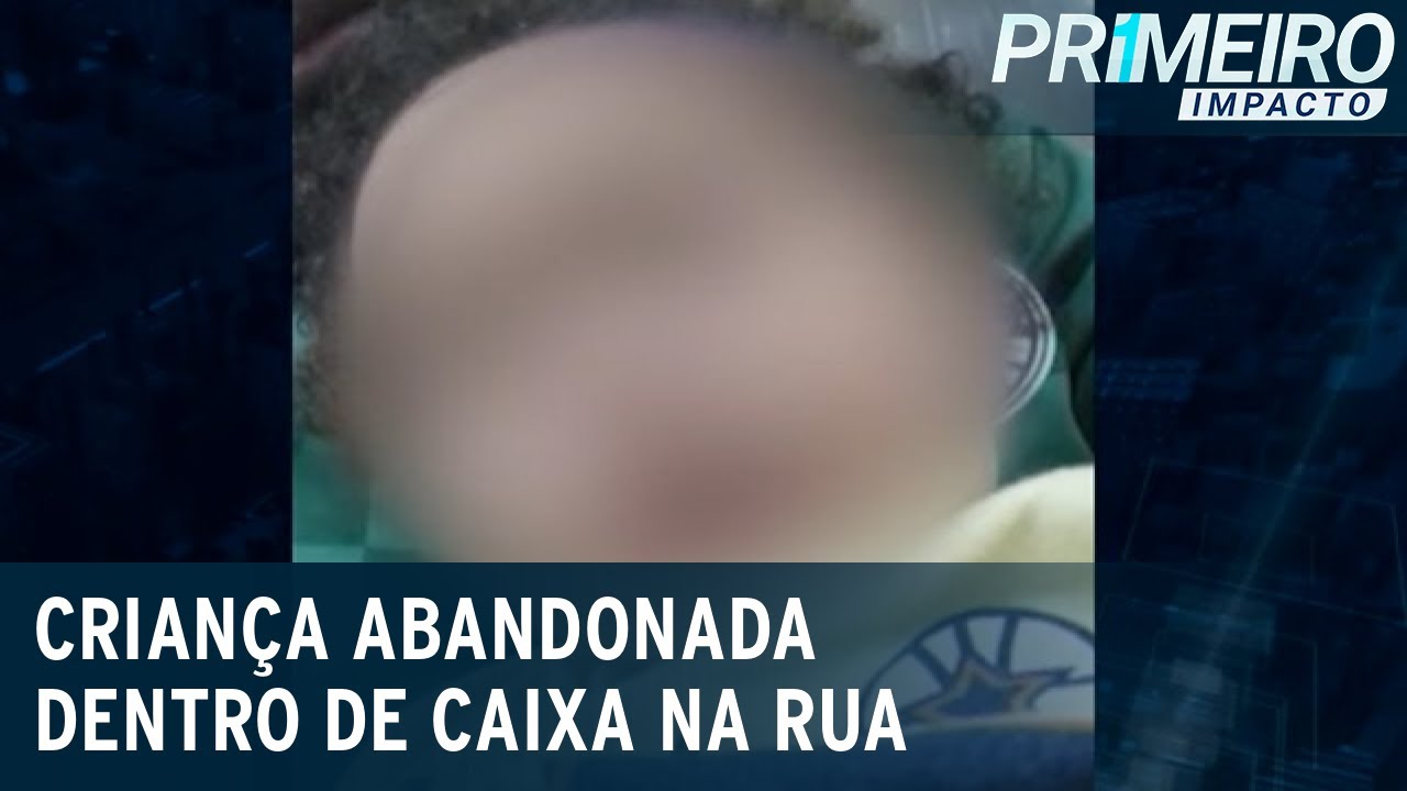 Bebê de um ano é abandonado em caixa junto com gatinho | Primeiro Impacto (26/07/22)