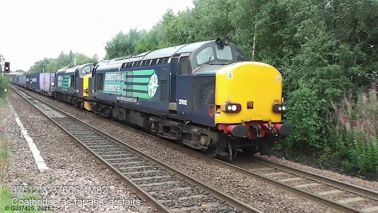 37612 Thrash working solo on fully loaded 4M82 Intermodal: 02/09/13