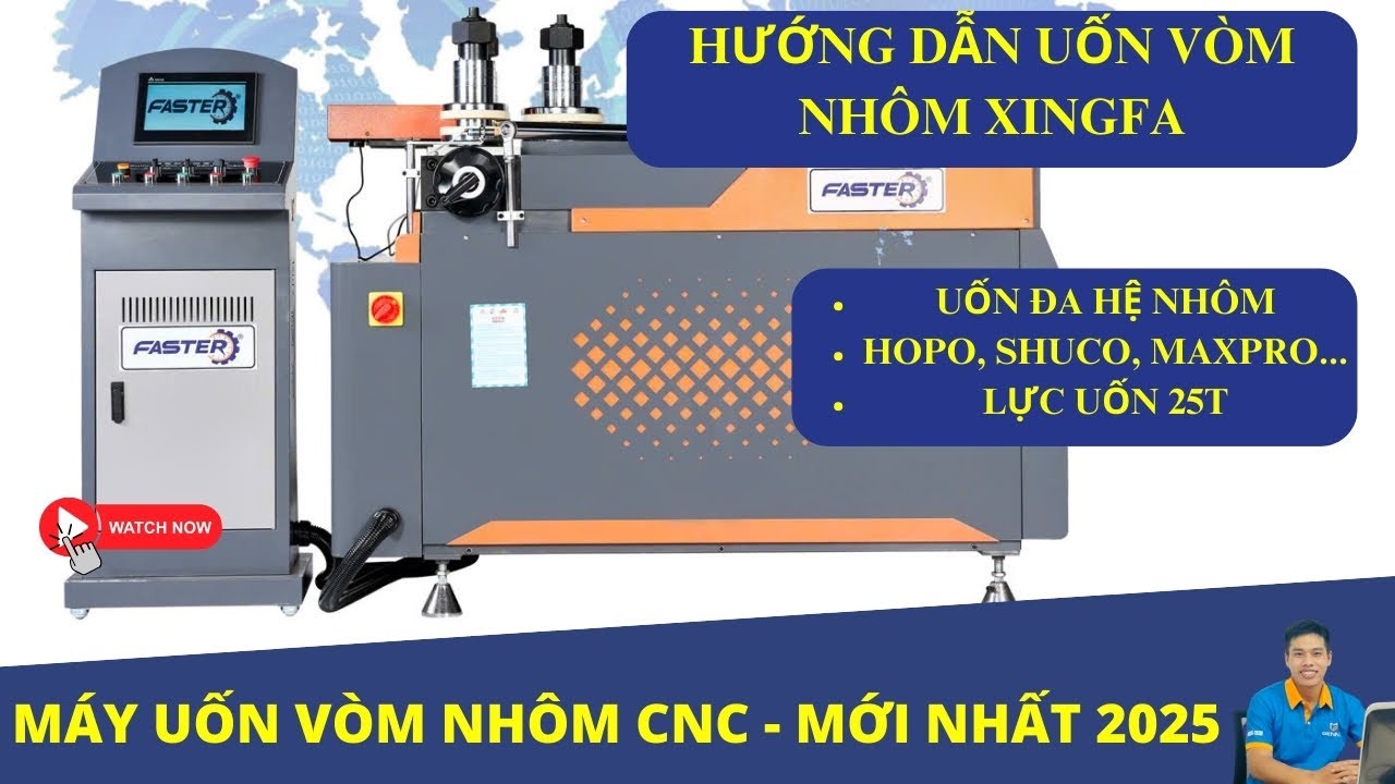 HƯỚNG DẪN SỬ DỤNG M&Aacute;Y UỐN V&Ograve;M NH&Ocirc;M CNC | B&Agrave;N GIAO M&Aacute;Y UỐN V&Ograve;M NH&Ocirc;M CNC 25T MỚI NHẤT 2025.