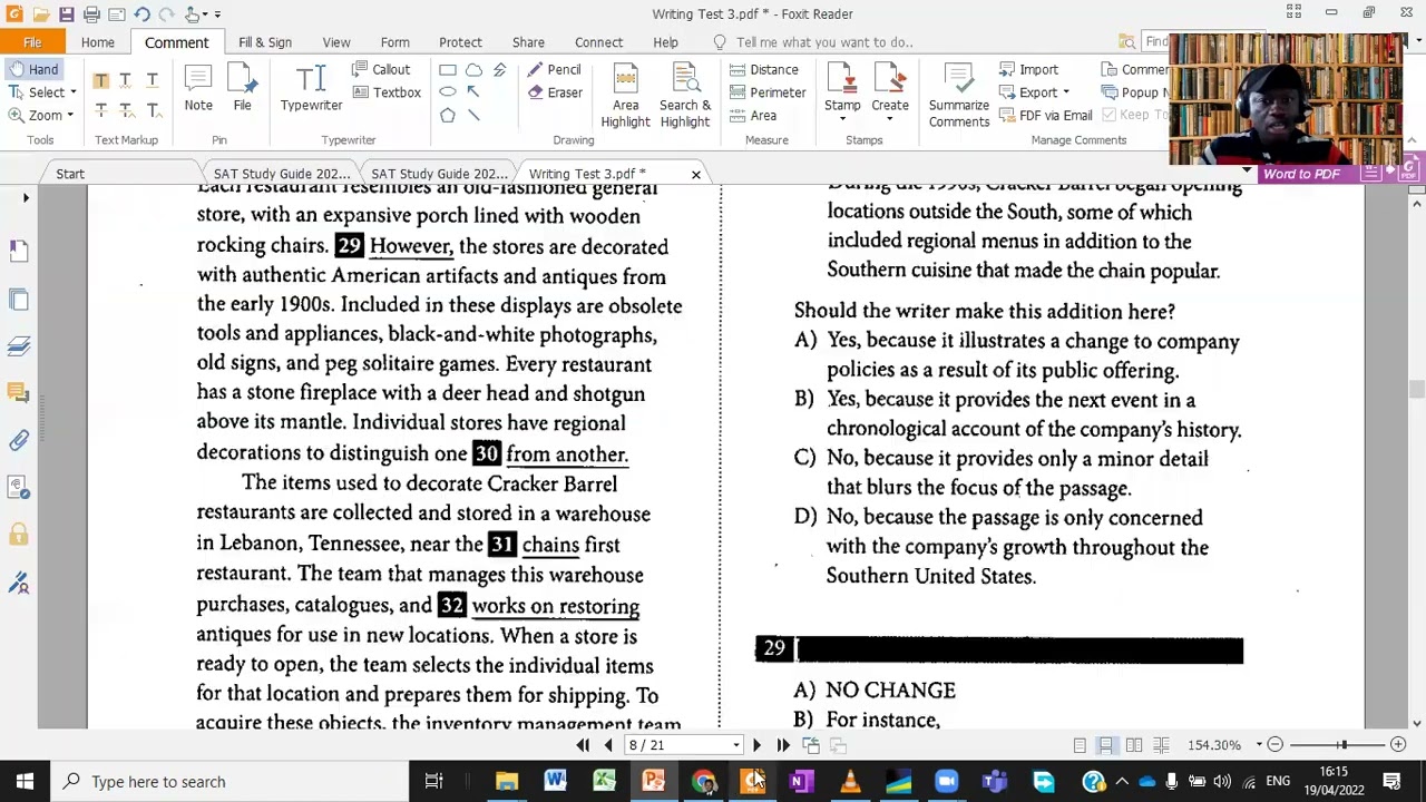 SAT Reading 2
