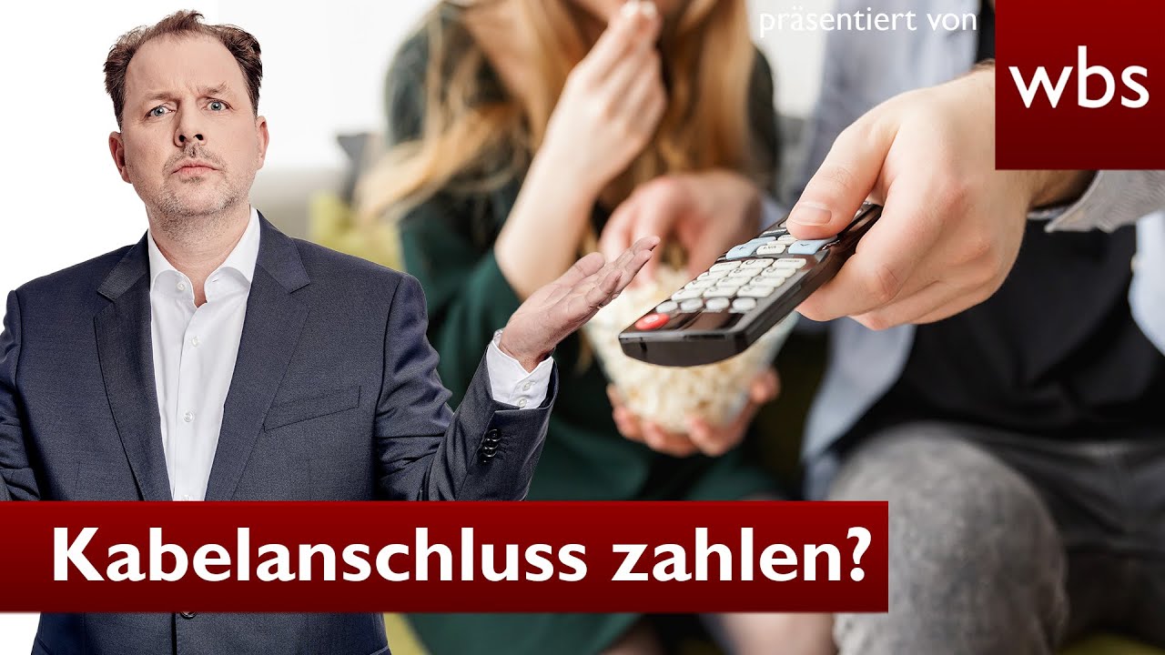 Urteil! Müssen Mieter für Kabelanschluss bezahlen? | Anwalt Christian Solmecke