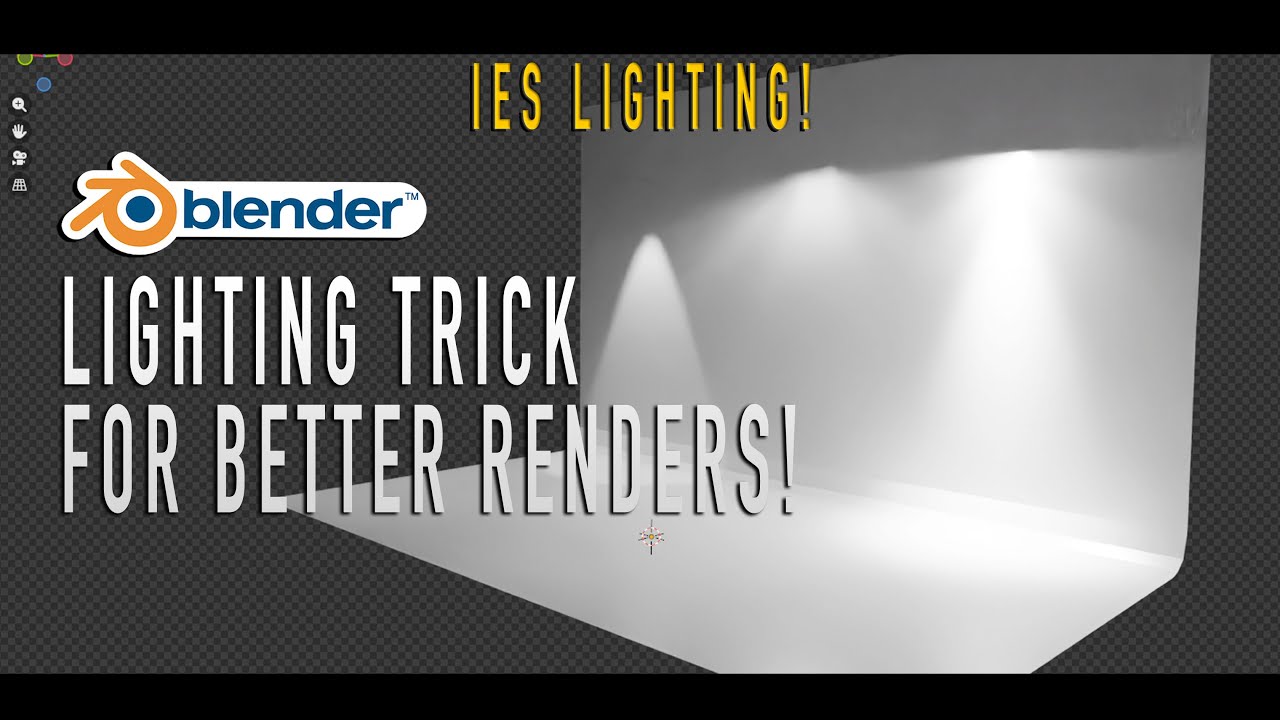 Easy 3D Lighting Trick in for Better Renders: Blender IES Lighting Tutorial