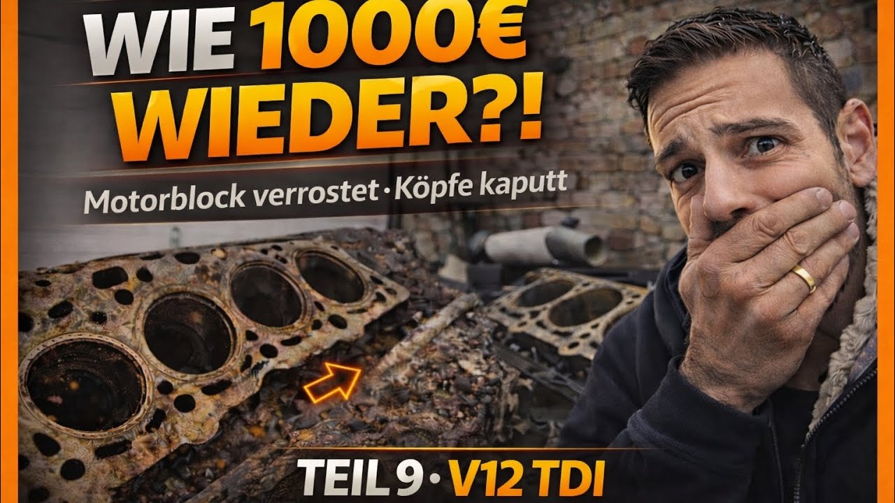 Audi Q7 V12 TDI – Motor komplett zerstört? Teil 9 