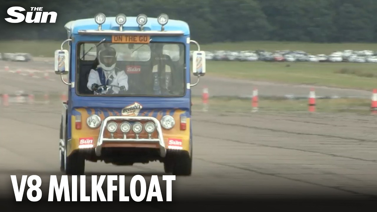 The world's fastest milk float!
