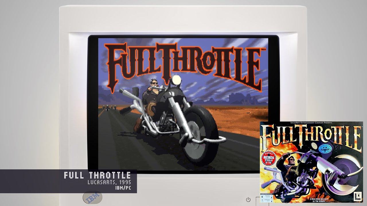 Full Throttle - LucasArts, 1995 - IBM/PC (4K)