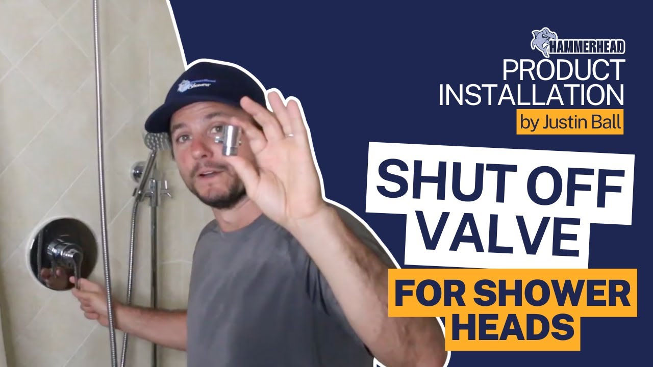 Install: Shut Off Valve for Handheld Shower Heads