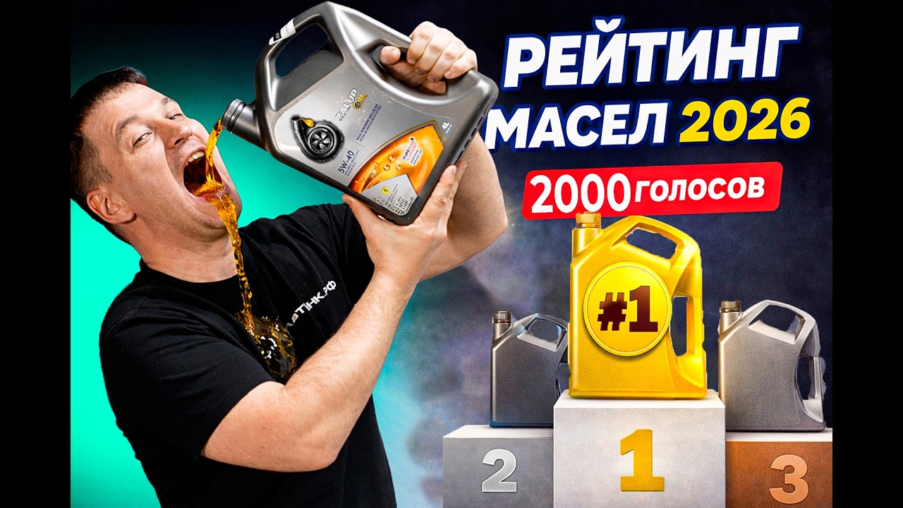 Народный рейтинг моторного масла 2026 — кто №1 по продажам?