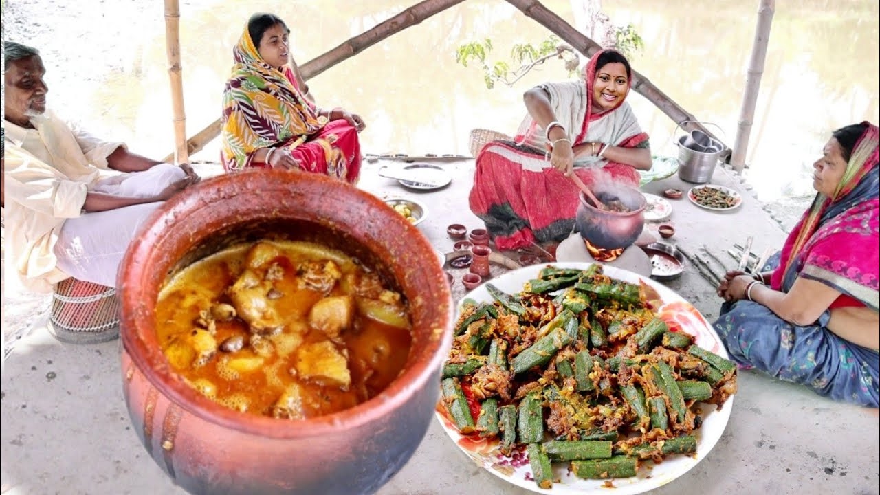 মাটির হাঁড়িতে চিকেন রান্না স্বাদ বলবো কি আর ভাই,সাথে আছে সুখাভেন্ডি খেয়ে তৃপ্তি পাই||chicken curry
