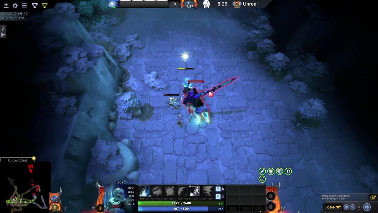 Solo Wisp Gameplay Unreal Mode | Roshan Defense Rebirth | Dota 2 Arcade