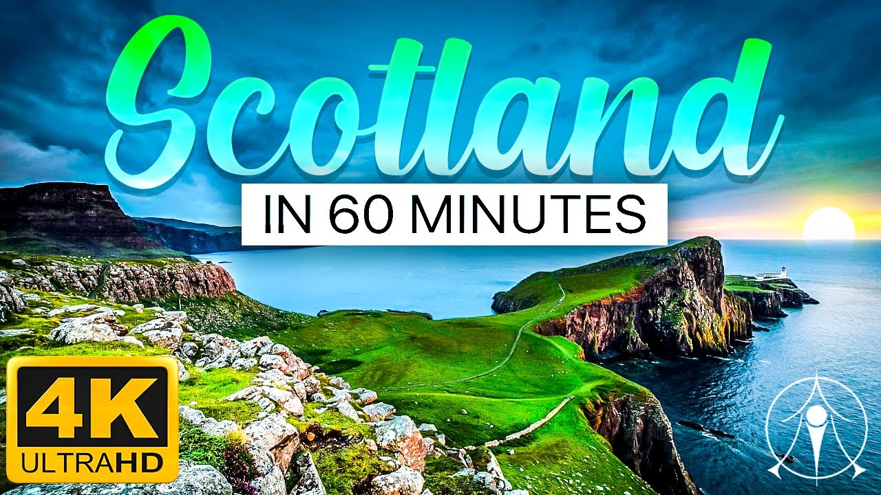 Scotland In 60 Minutes | A journey through Scotland in 4k brilliance with relaxing music