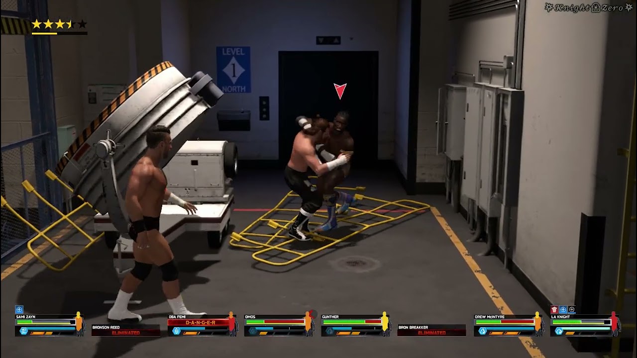 Backstage brawl 8 way male - WWE2K25