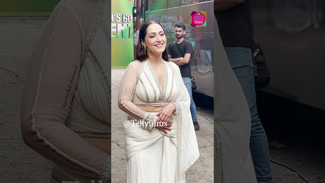 Shibani Bedi Spotted At The India Got Talent Set To Promote Thank You For Coming #tellyfilms