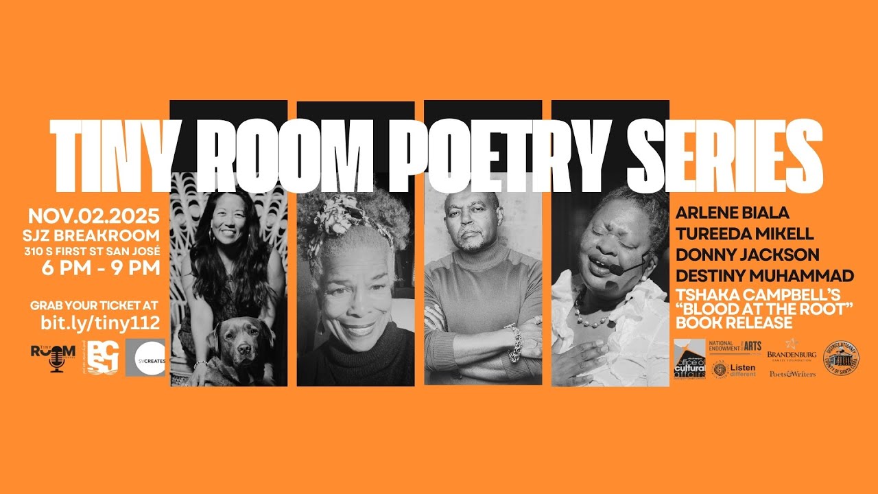 Tureeda Mikell performing for Tiny Room Poetry Series, November 2, 2025!