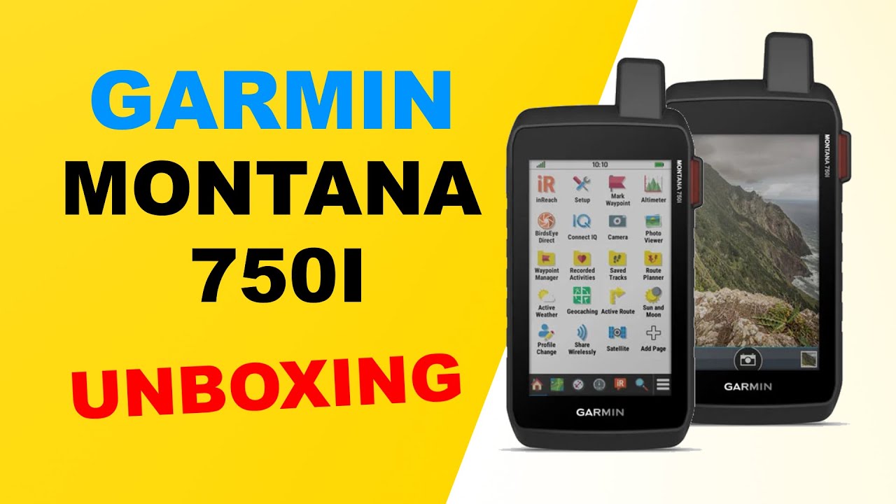 Garmin Montana 750i (010-02347-01) Unboxing HD