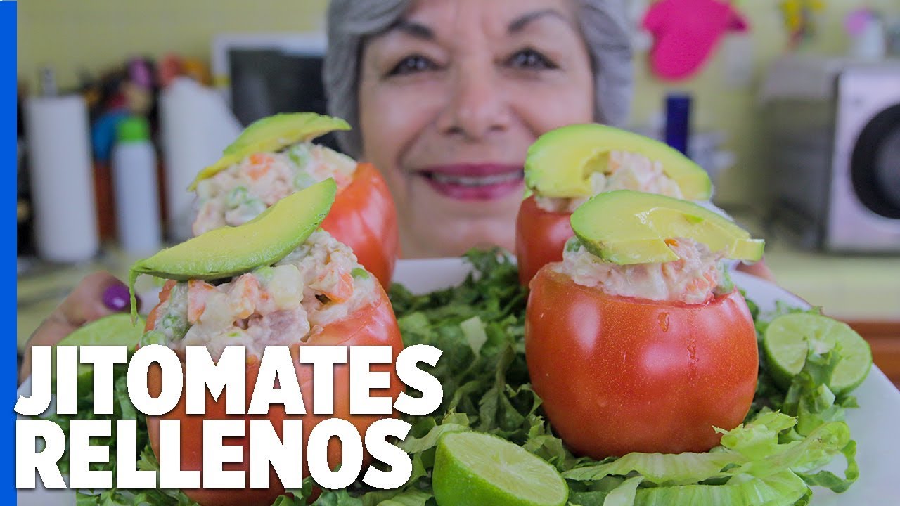 Jitomates rellenos de atún estilo 💜 Rosy 💜
