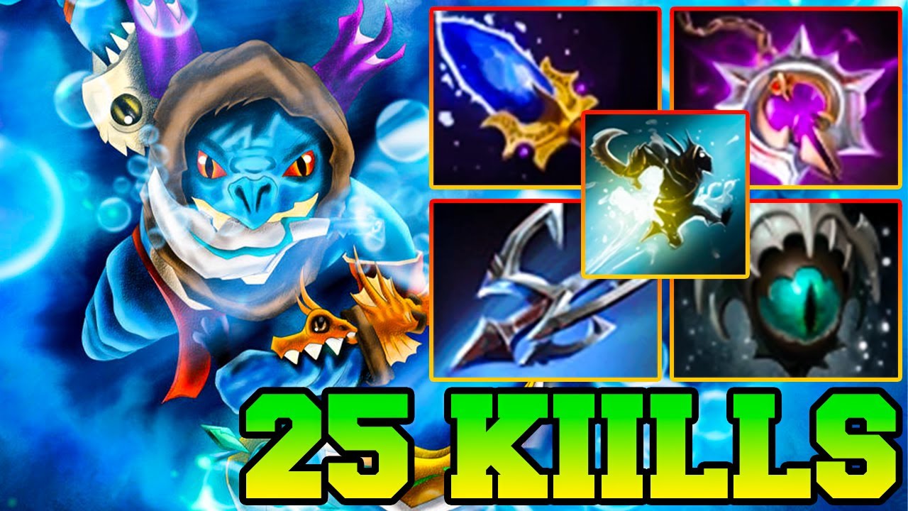 Slark Dota 2 Safelane Carry Meta With 25 Kills 7.33 Pro Gameplay Build Guide сларк дота 2
