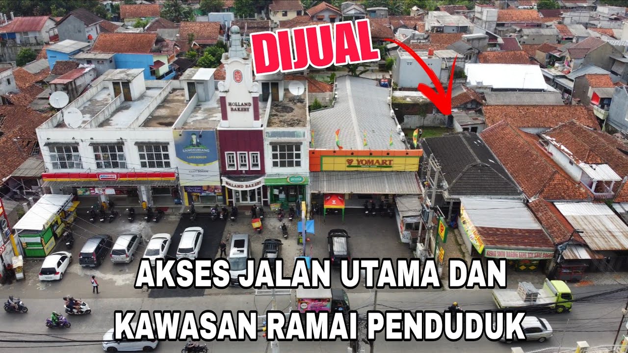 TANAH DIJUAL DI SAMPING JALAN UTAMA SEMPLAK BOGOR