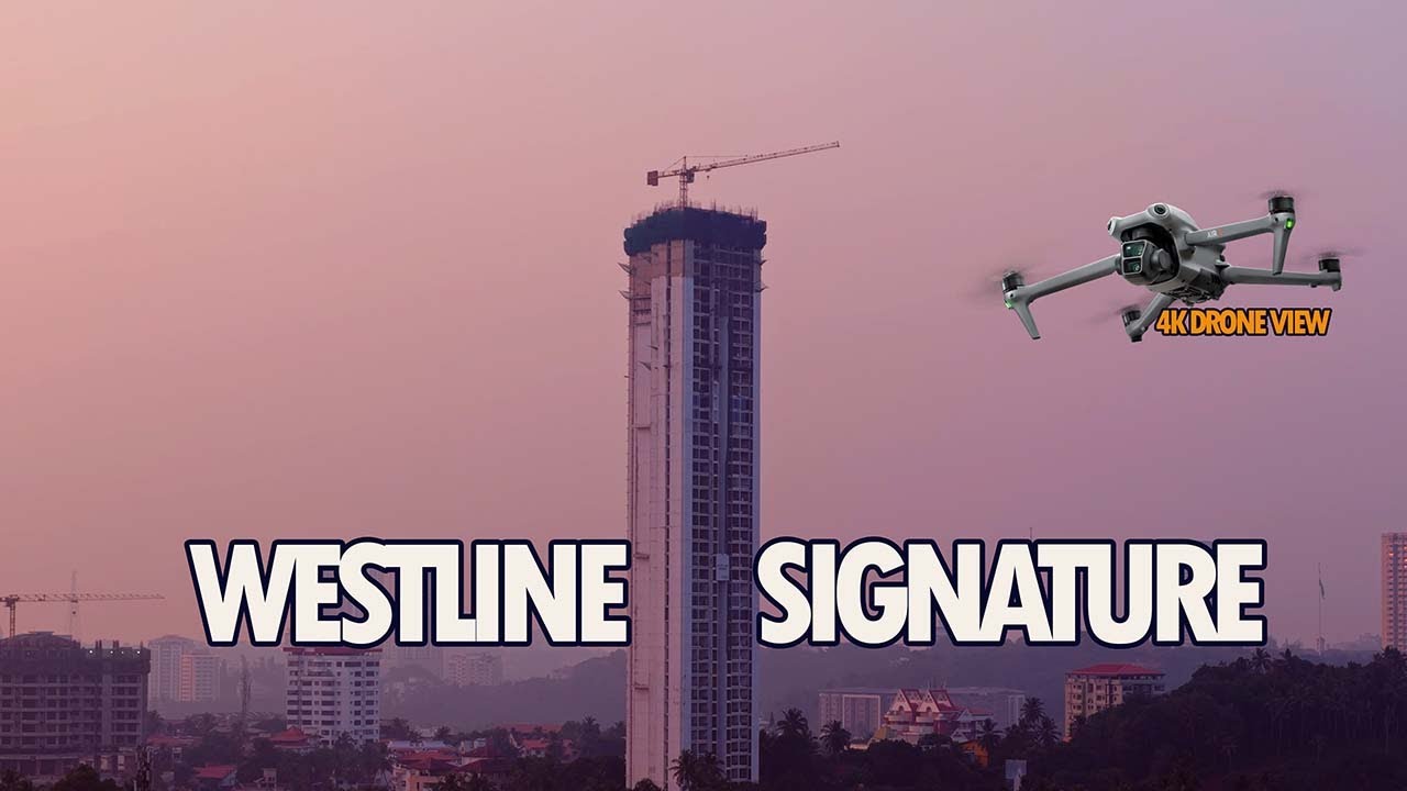 Stunning Drone View of Westline Signature – South India’s Tallest Skyscraper in Mangalore!