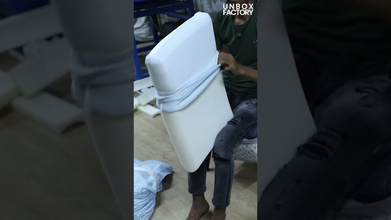 Pillow Making Process | Soft and comfortable pillow is made in the factory | Unbox Engineering