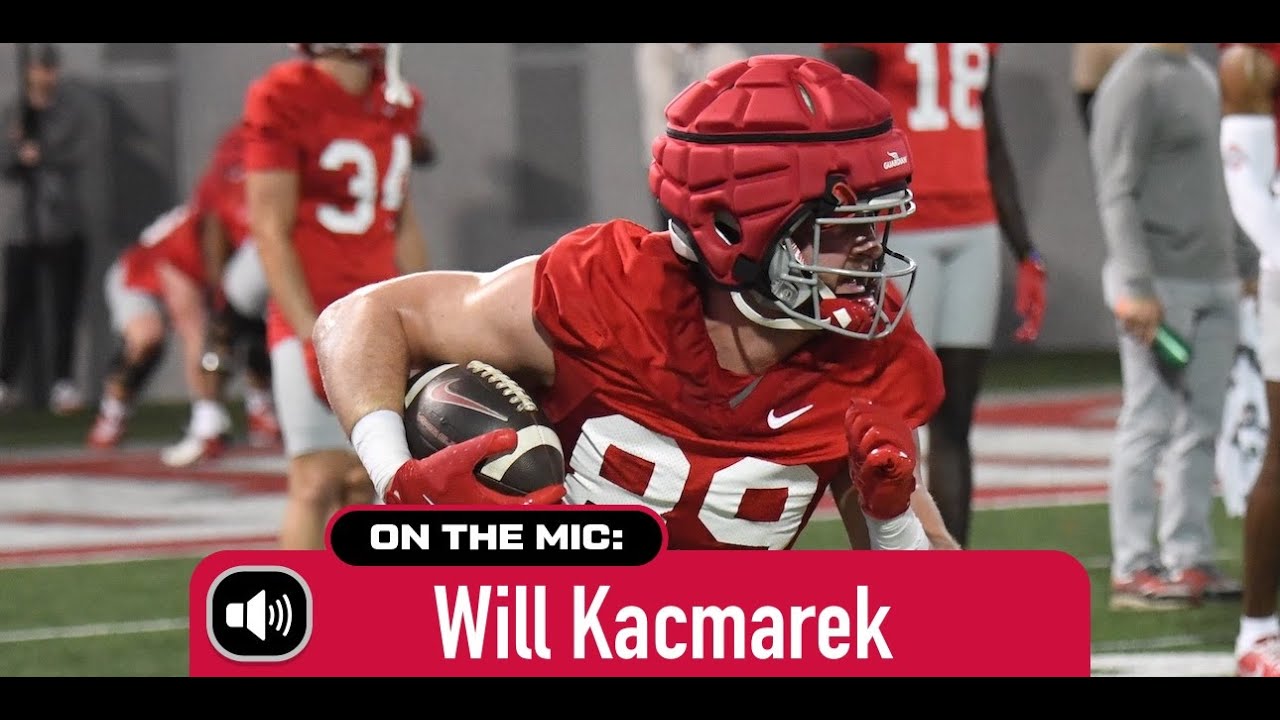 Ohio State's Will Kacmarek on where he looks to improve in Year 2 with the Buckeyes