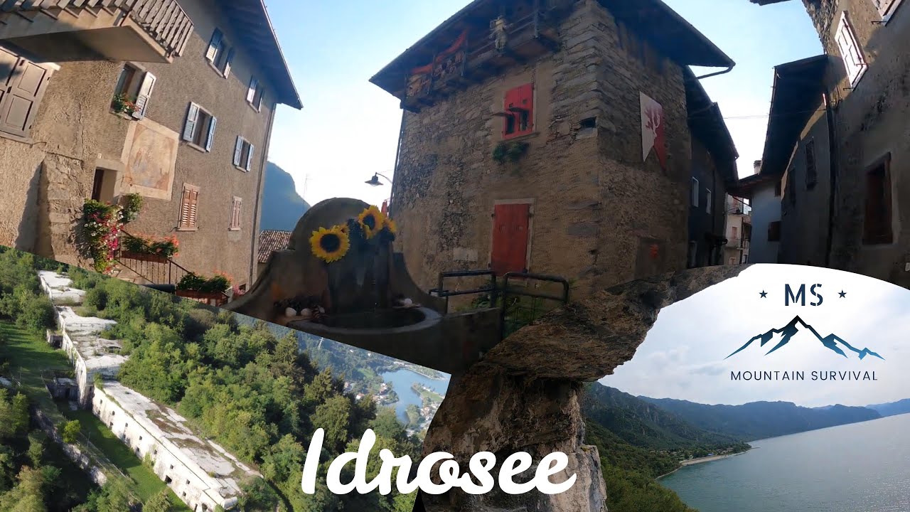 Idrosee Lombardei, Bergdorf Bondone 720m Südtirol, Festung Bunker Forte di Valledrane