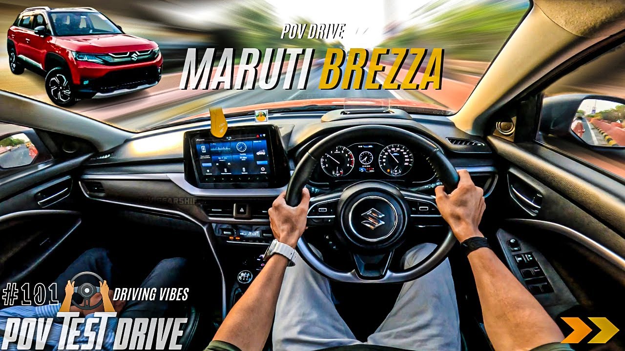 2025 MARUTI SUZUKI BREZZA | ZXI PLUS | 1.5L 102BHP | POV Drive #101 | BREZZA | 4K | #brezza2025