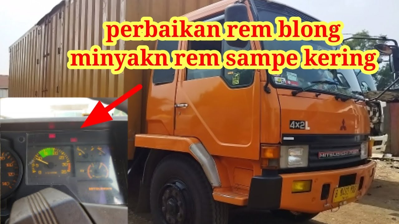 perbaikan rem mitsubishi fuso