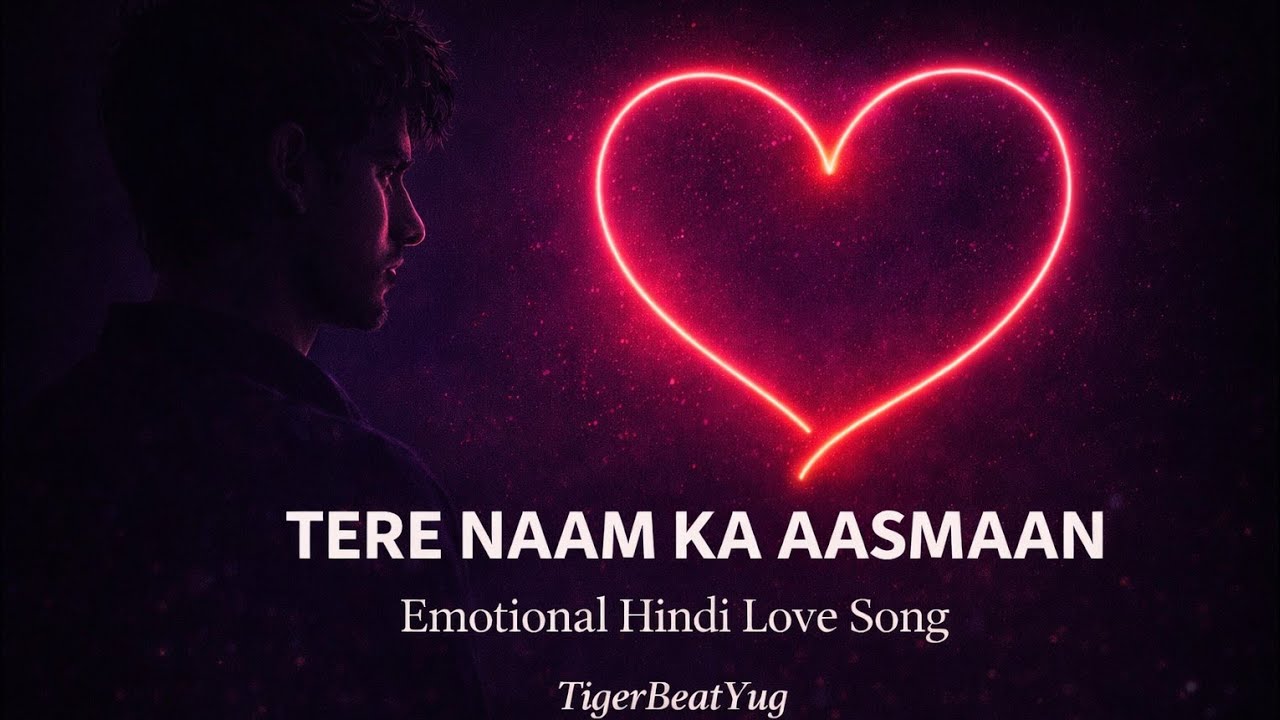 Tere Naam Ka Aasmaan 🌙✨ | Romantic Hindi Love Song | TigerBeatYug