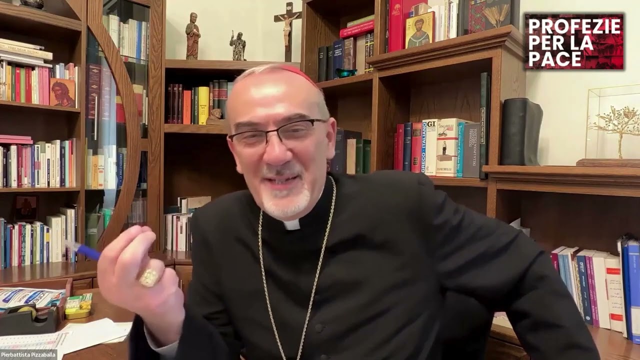 Cardinale Pizzaballa - Mostra  Profezie per la Pace - Meeting di Rimini 2025