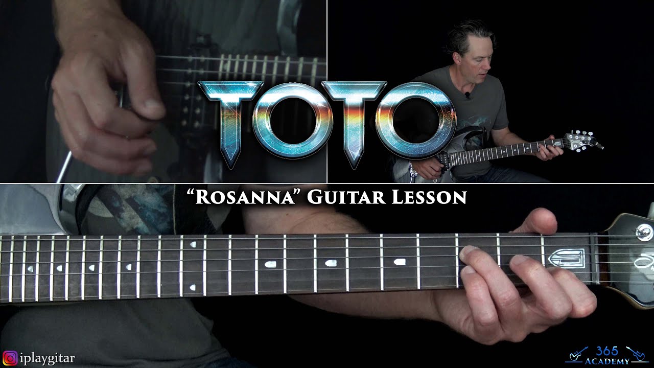Урок игры на гитаре Toto - Rosanna