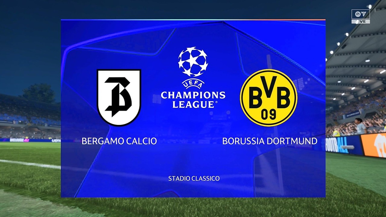 EA Sports FC 26 | Atalanta Bergamo vs Borussia Dortmund - UEFA Champions League | Gameplay PS5