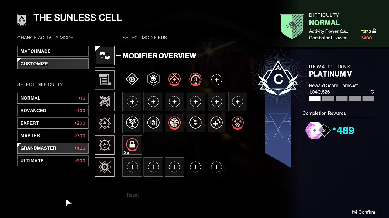Destiny 2 UX Feedback - Confusing/Duplicate/Inconsistent Terminology for Difficulty Tiers