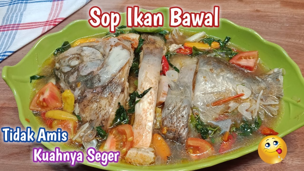 Buatnya Mudah Bumbunya Cuma Diiris | SOP IKAN BAWAL RESEP DARI EMBAH
