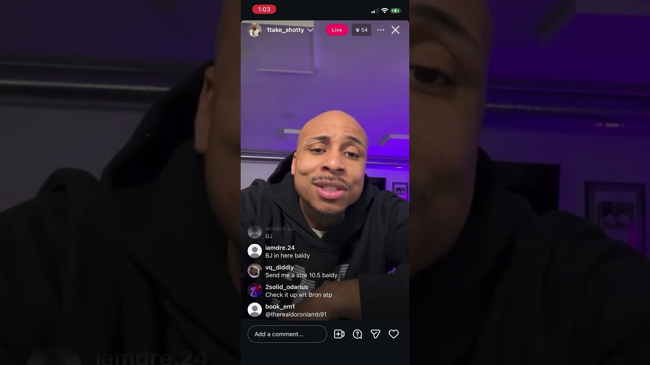 Baldy responding to Archie (Talking HOT)