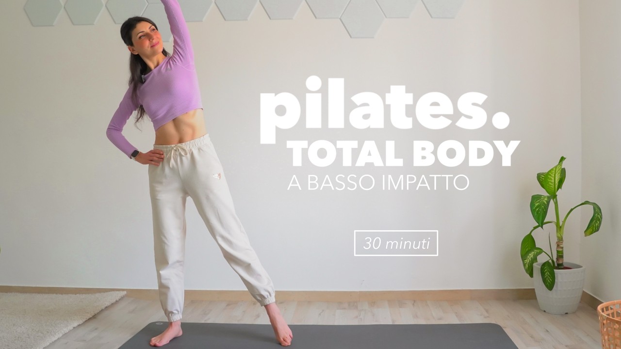 30Min PILATES TOTAL BODY | Esercizi tonificanti a BASSO IMPATTO per tutto il corpo