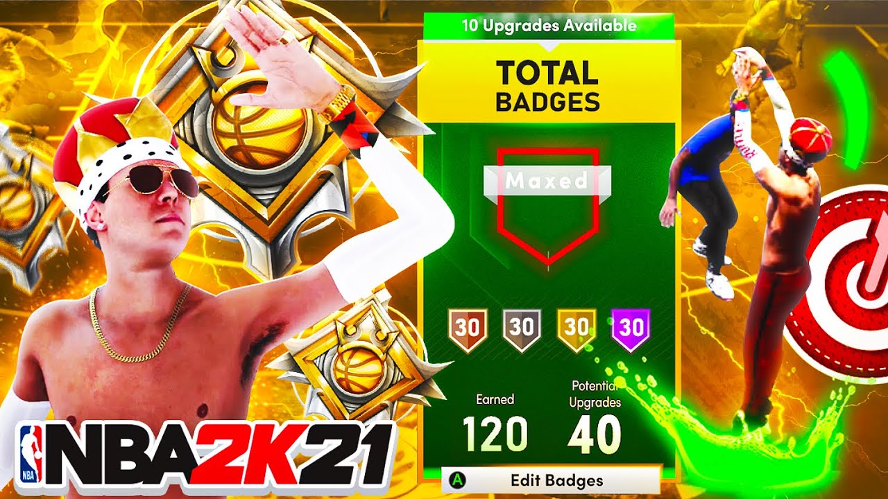 FIRST EVER 120+ Badge LEGEND BUILD in NBA 2K21 is ridiculously overpowered...