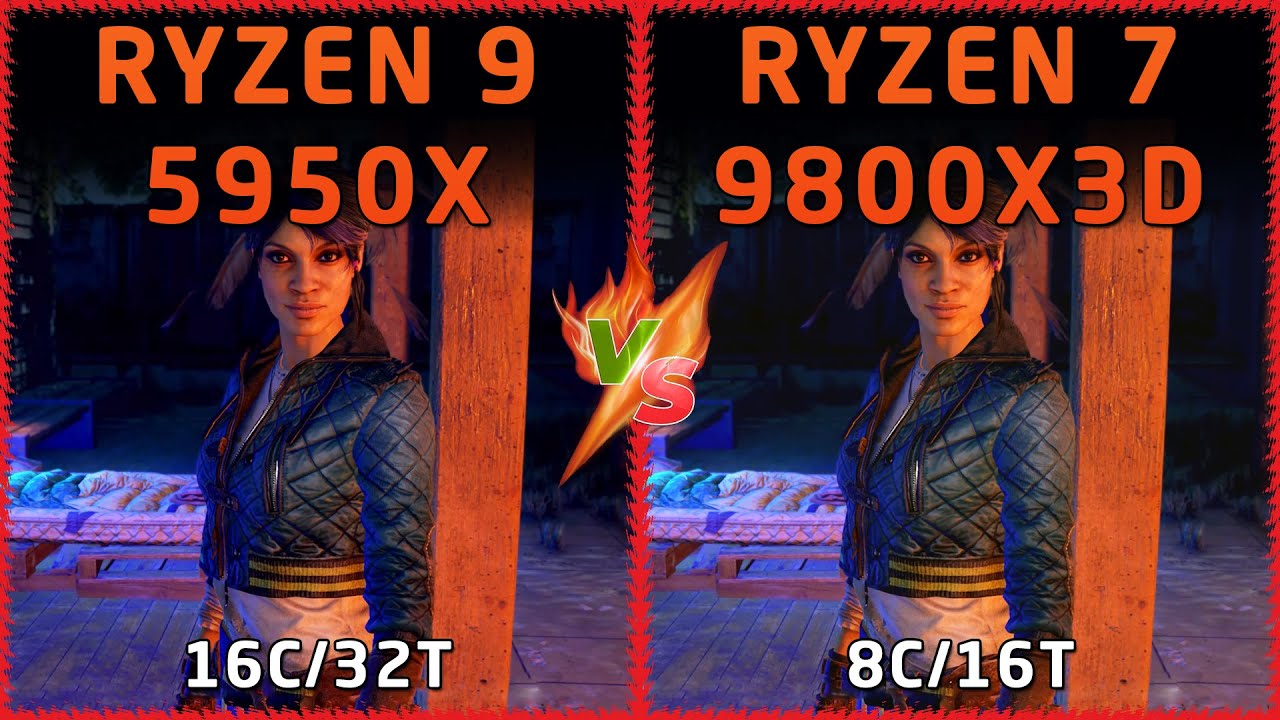 AMD Ryzen 9 5950X vs AMD Ryzen 7 9800X3D